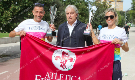 StraFrosinone, Diego Papoccia e Serena Fanella vanno veloci