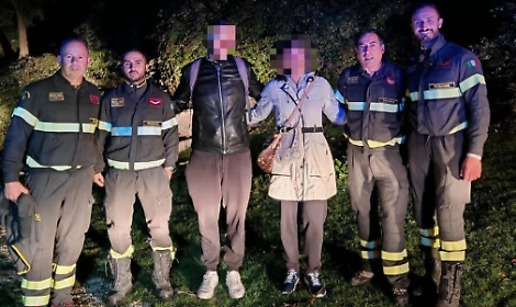 Escursionisti dispersi a Santa Serena. Soccorsi dai vigili del fuoco