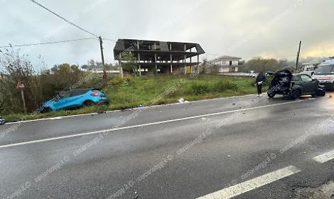 Incidente lungo la via Casilina: tre le auto coinvolte