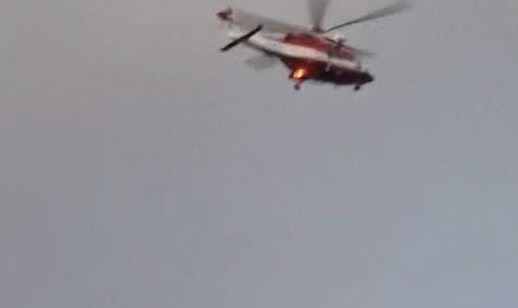 Cane salvato su monte Cairo. Con lui l'amico del padrone, che lo stava cercando