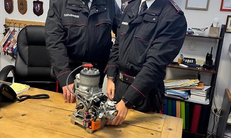 Recuperato un motore da corsa rubato: era stato rintracciato in provincia di Salerno