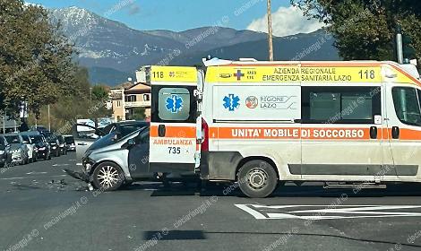 Incidente tra due auto sulla Monti Lepini