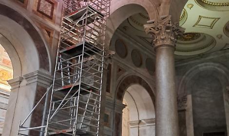 Nuovo mosaico a San Paolo fuori le mura: arriva il tondo di Papa Leone XIV