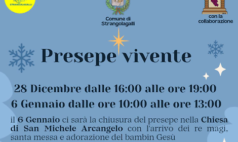 Strangolagalli, due giorni di presepe vivente