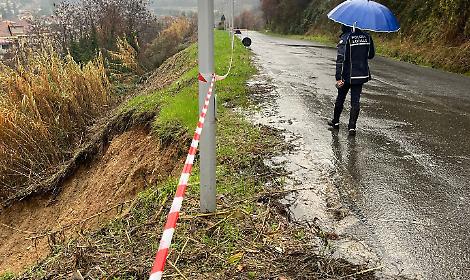 Isola del Liri, frana il terreno in localit&agrave; Capitino
