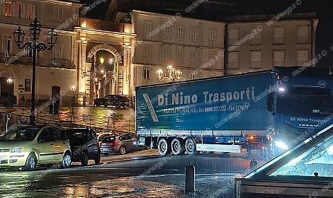 Ancora un tir nel centro storico di Atina