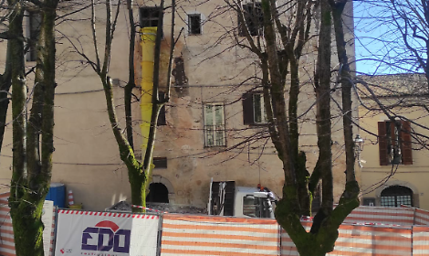 Palazzo di piazza Regina Margherita: spariti gli oggetti dei frati conventuali