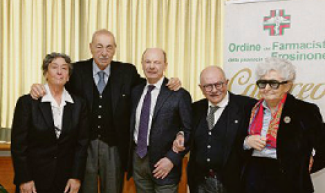 All'Hotel Bassetto la cerimonia del "Caduceo d'Oro" in onore dei farmacisti 