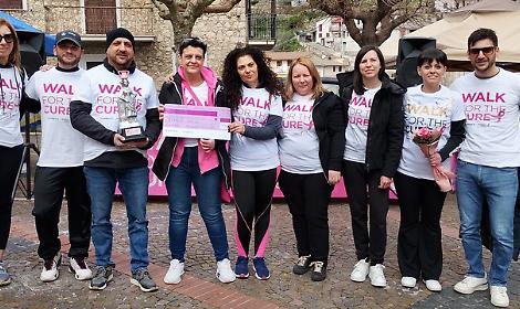 Grande successo per la Walk for the Cure: raccolti quasi 3.000 euro