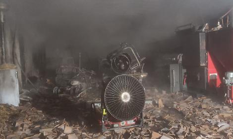 Incendio in garage, paura ad Amaseno