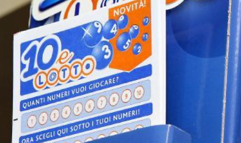 10eLotto, doppietta da 100.000 euro. Centrati due 9 Oro