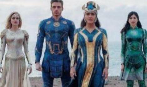 Le divinit&agrave; della Marvel al Manzoni: da domani arrivano gli "Eternals"