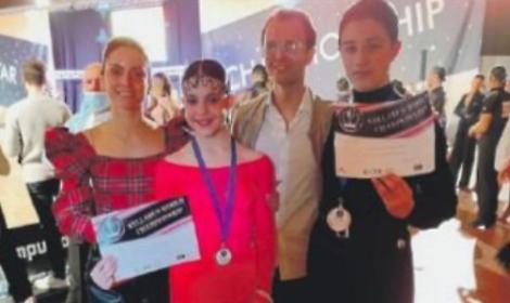 Alatri, Argento per i ballerini Gabriele Arci e Nicole Serafini