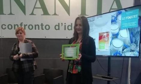 Paola Lenzini sale sul podio. &Egrave; suo lo yogurt migliore