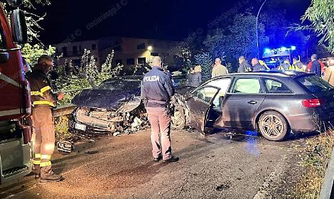 Grave incidente sulla regionale per Fiuggi: due feriti in ospedale