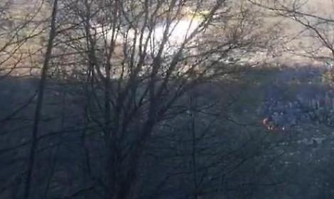 Incendio in montagna. A fuoco dieci ettari di vegetazione