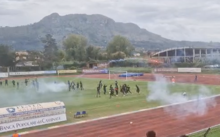 Cassino Savoia invasione di campo