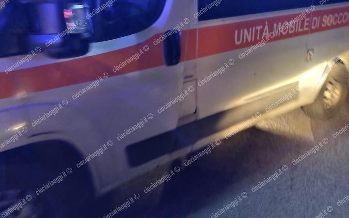 Incidente in A1 nei pressi di Pontecorvo, furgone fuori strada: feriti in tre