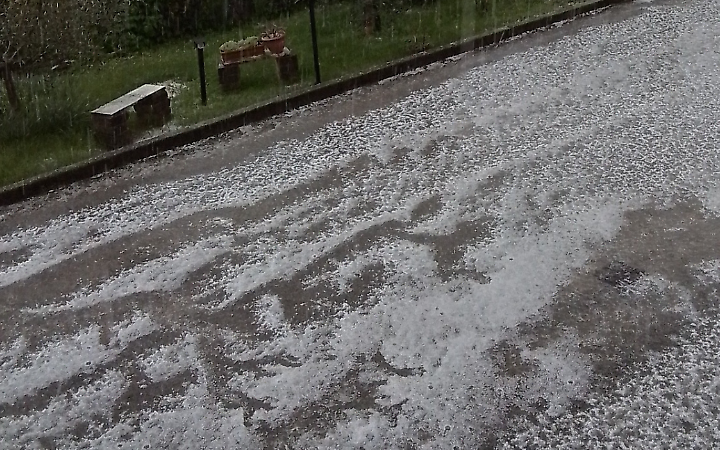 Grandine e temporali. Il maltempo colpisce la Ciociaria