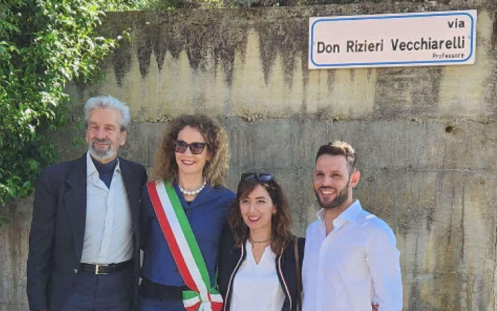 Una strada intitolata a don Rizieri Vecchiarelli