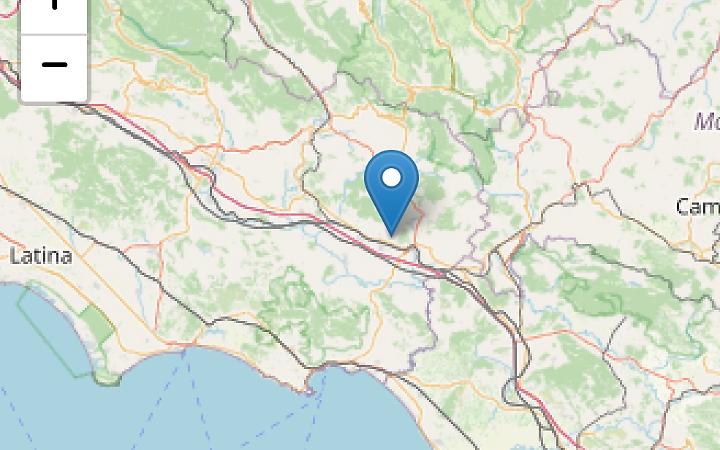 Paura nel Cassinate: terremoto all&rsquo;alba di magnitudo 3.0