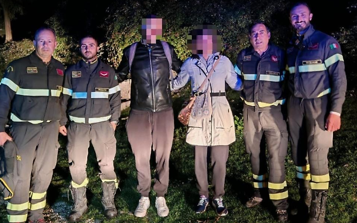 Escursionisti dispersi a Santa Serena. Soccorsi dai vigili del fuoco