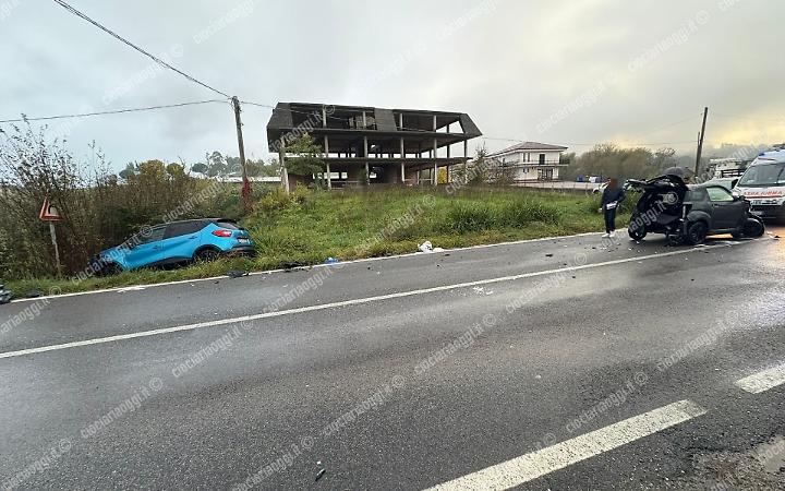 Incidente lungo la via Casilina: tre le auto coinvolte