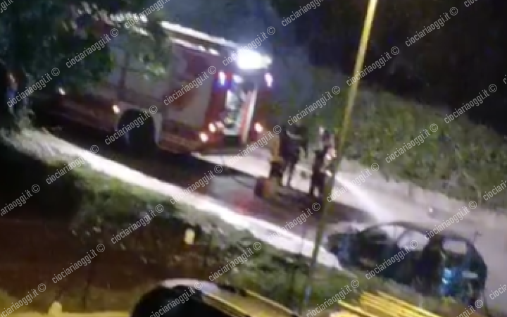Ancora un'auto incendiata a Ceprano, cresce la paura fra i residenti
