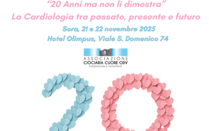 "La Cardiologia tra passato, presente e futuro": l'incontro del 21 e 22 novembre