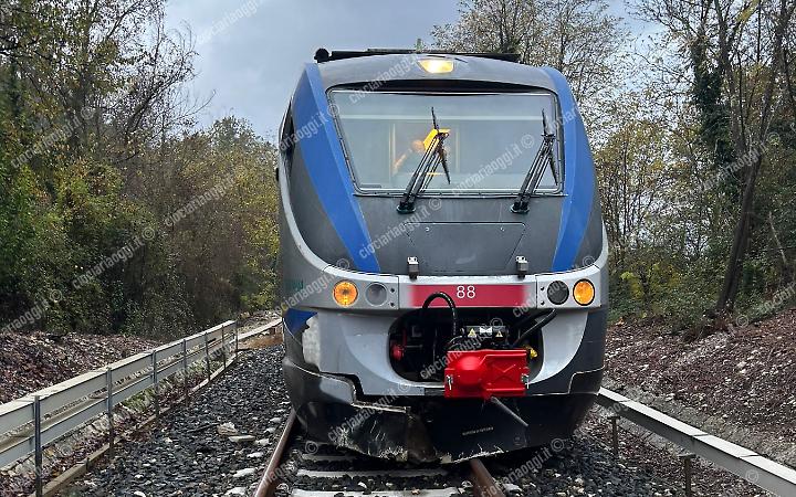Deraglia un treno sulla linea Roccasecca-Avezzano: nessun ferito