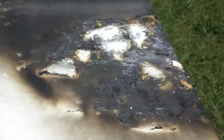 Autovelox in fiamme sulla Cassino-Formia