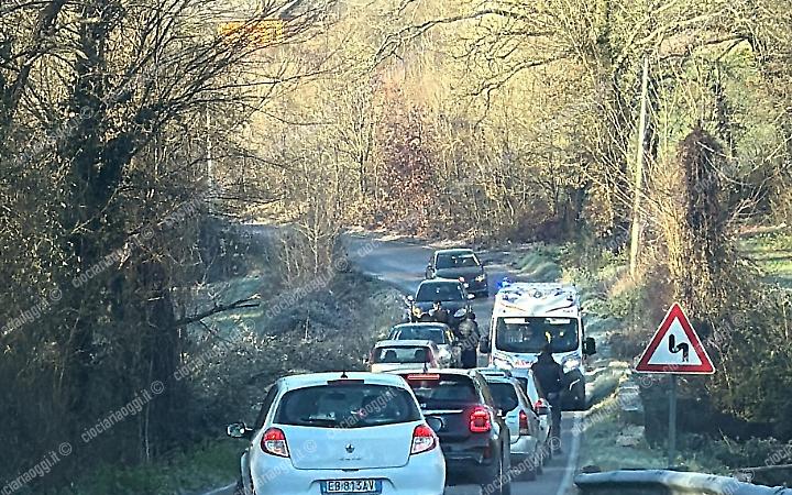Scontro sulla provinciale 14. Soccorsi sul posto