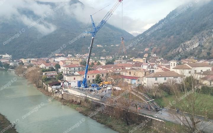 Conclusa la rimozione del ponte Cristini