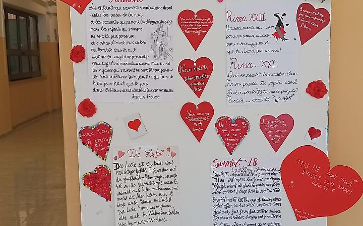 Gli studenti del liceo Varrone festeggiano San Valentino