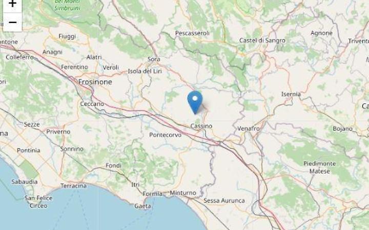 Terremoto in Ciociaria: registrata leggera scossa sismica. Individuato l'epicentro
