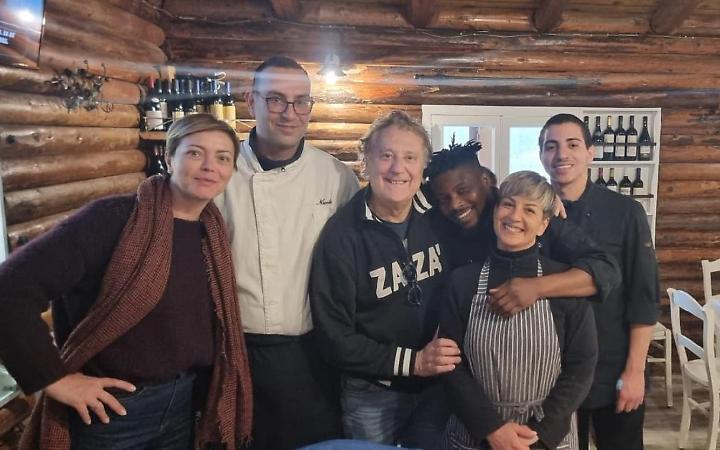 Enzo Iacchetti e Vittoria Belvedere a cena dal &ldquo;Locandiere de core e de panza&rdquo;