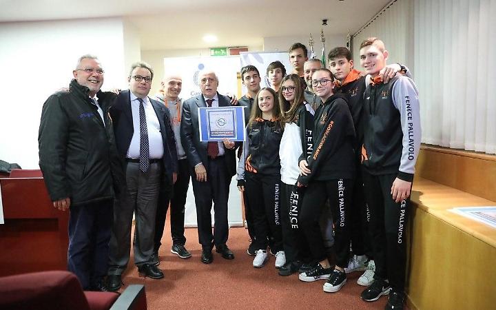 Premiati i migliori vivai della FIPAV Lazio