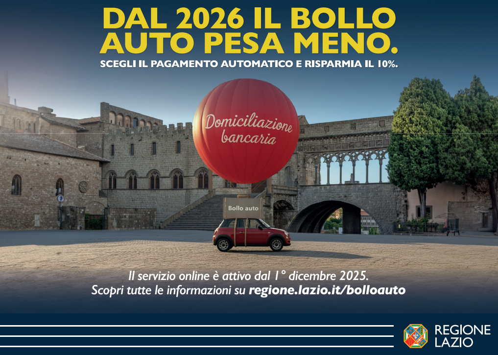 La locandina della campagna lanciata dalla Regione Lazio